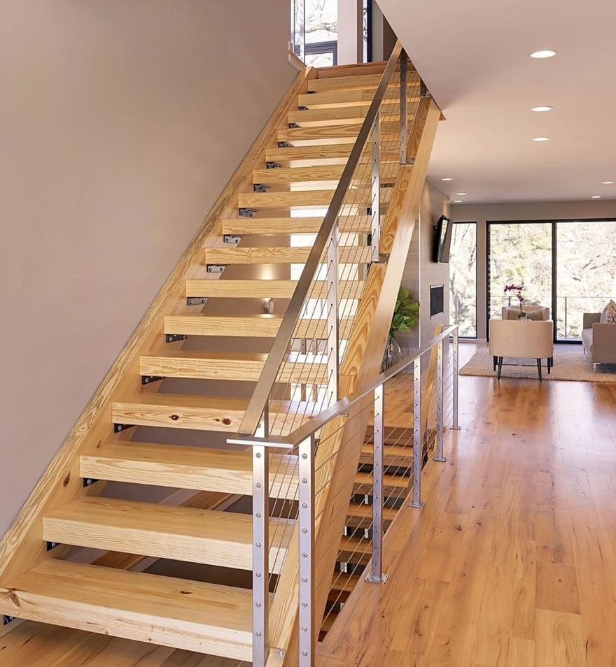Residential single family home where top rail provides guidance and a separate handrail is not required by code