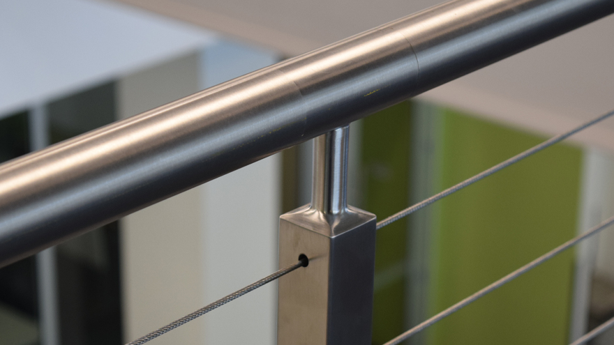 Always inspect how the parts of a railing system connect together to determine quality