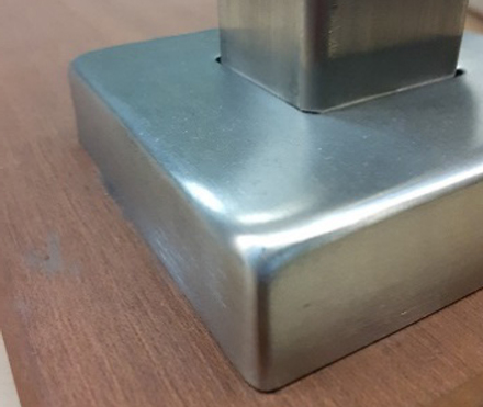 AGS base plate cover fabricated to ensure there is no gap